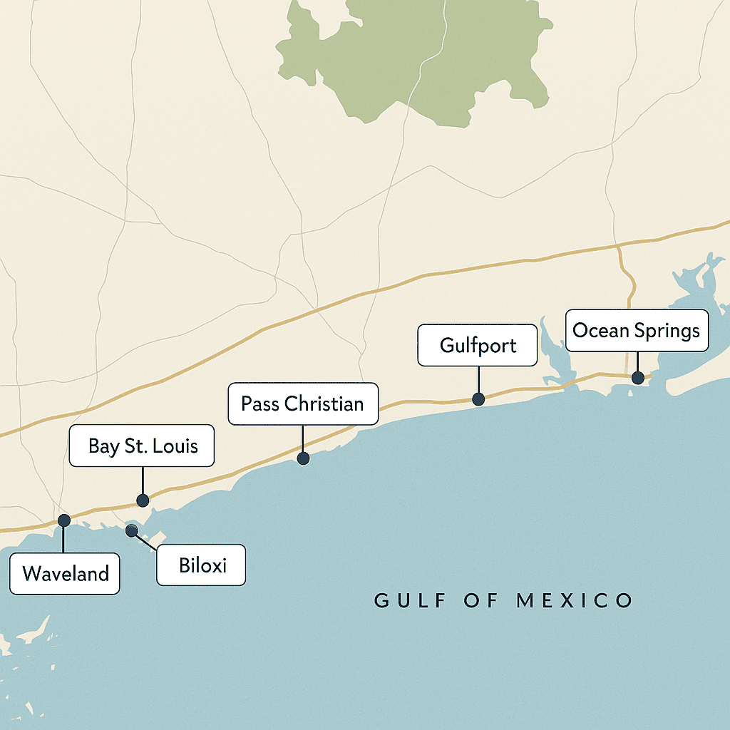 Mgccc Map Top Dock Building Locations on the Mississippi Gulf Coast